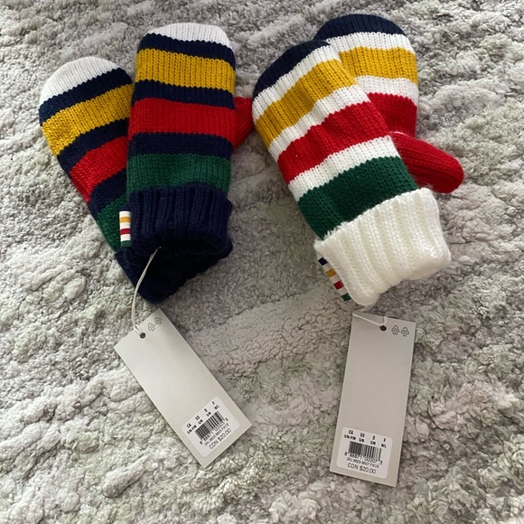 HBC STRIPES Mittens x2 - Picture 3 of 5